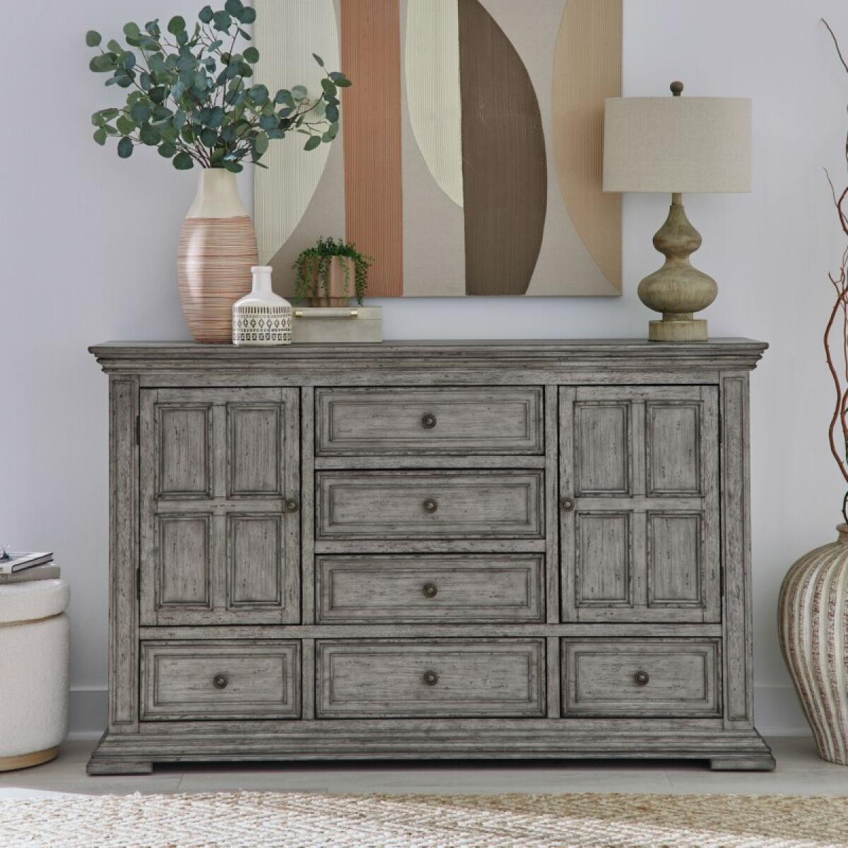 80765a3f18ed638615f7d1ee82058acf 2 Door 6 Drawer Dresser - Image 1