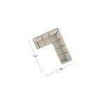 Alexander Roll Arm L-Shaped Sectional - Image 4