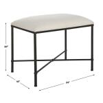 Avenham Small Bench, Black - Image 8