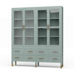 Kagu 4 Door Tall Cabinet W/ Premium Rattan - Image 2