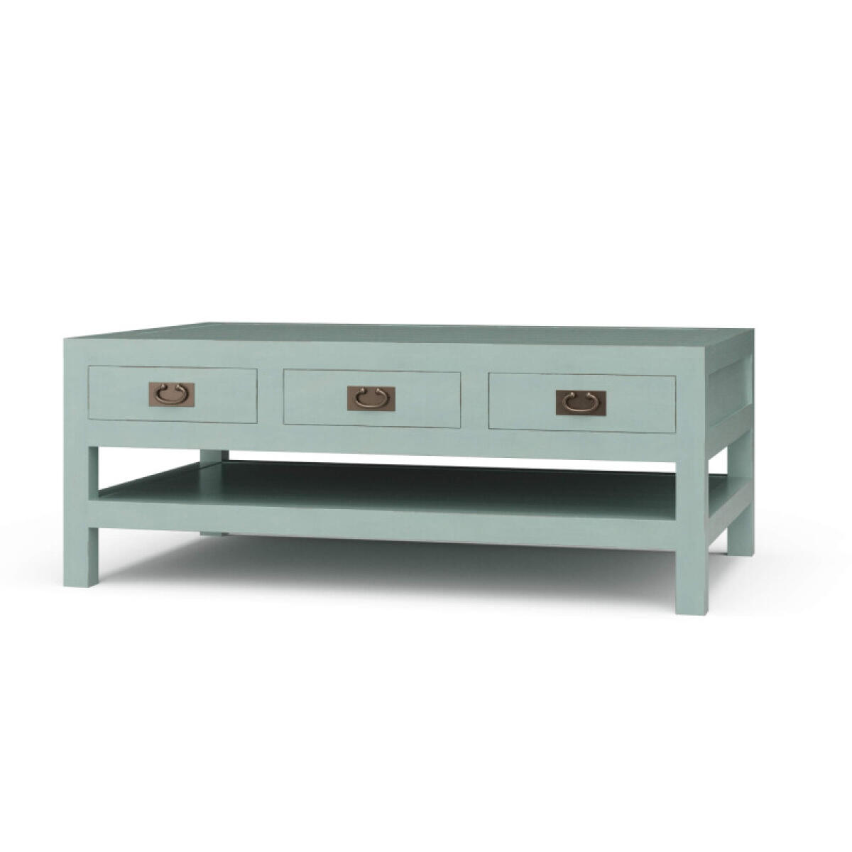 81418f8c2fa4e43d76a069a619439c85 Kagu 6 Drawer Coffee Table W/ Shelf - Image 1