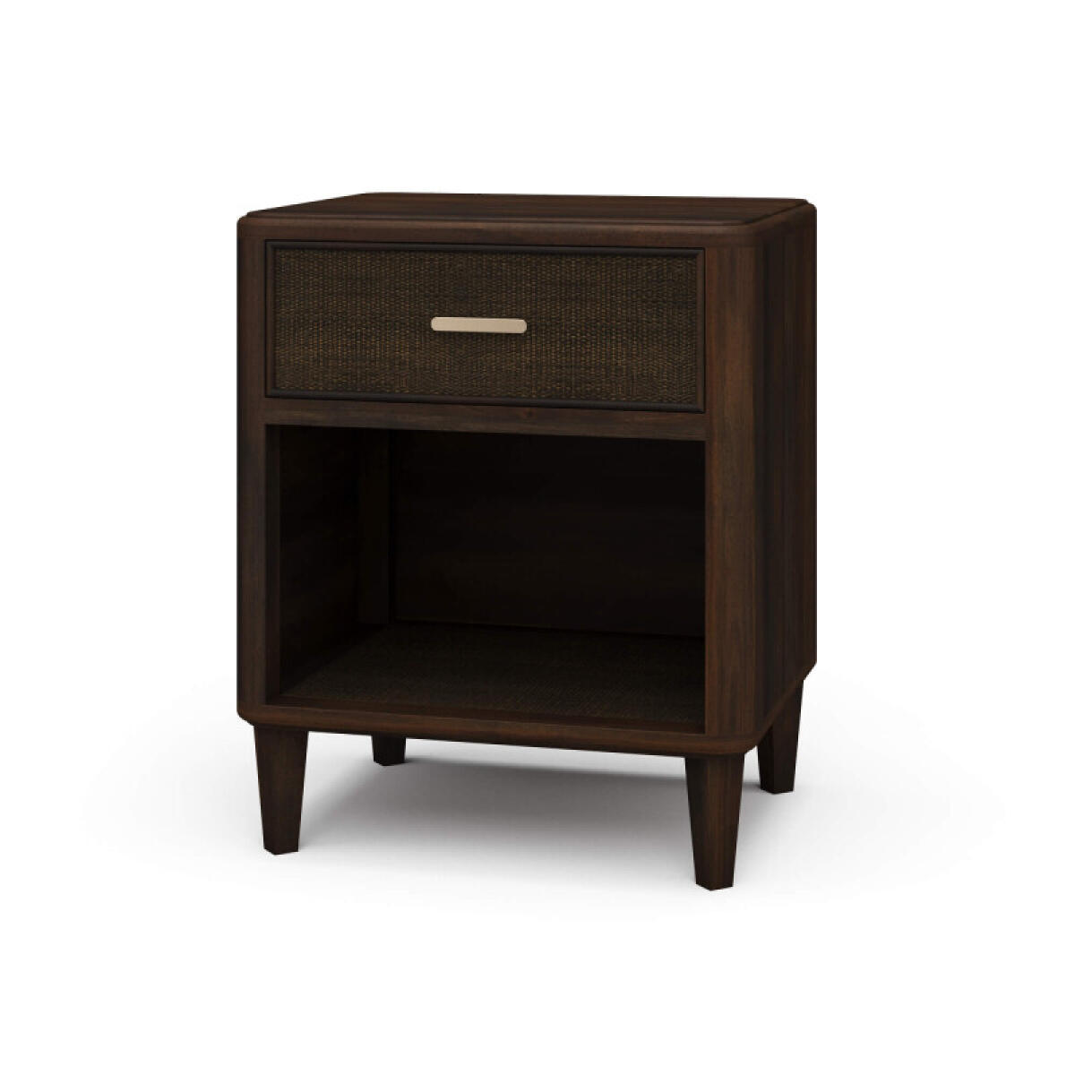 81540037e1d0bc77cfb97730f7c254aa Lexington 1 Drawer Bedside Table W/ Rattan - Image 1