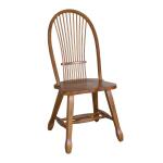 Treasures Sheaf Back Side Chair – Oak Chairs & Benches Brown 15