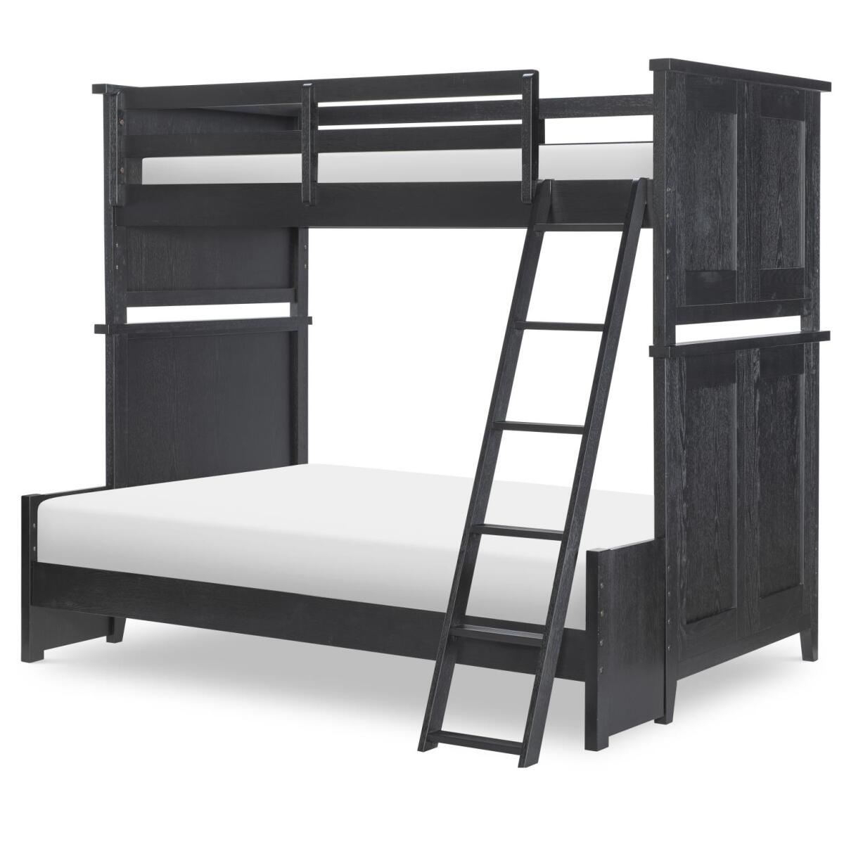 Complete Twin Over Full Bunk Bed Blacksmith Youth Beds Black 2 Complete Twin Over Full Bunk Bed Blacksmith Youth Beds Black 2