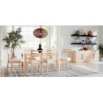 Origins Dandridge Square Dining Table with Leaf Dining Tables Bassett Furniture 14