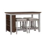 Brook Creek 5 Piece Counter Set- Two Tone Dining Sets Dining Sets 16
