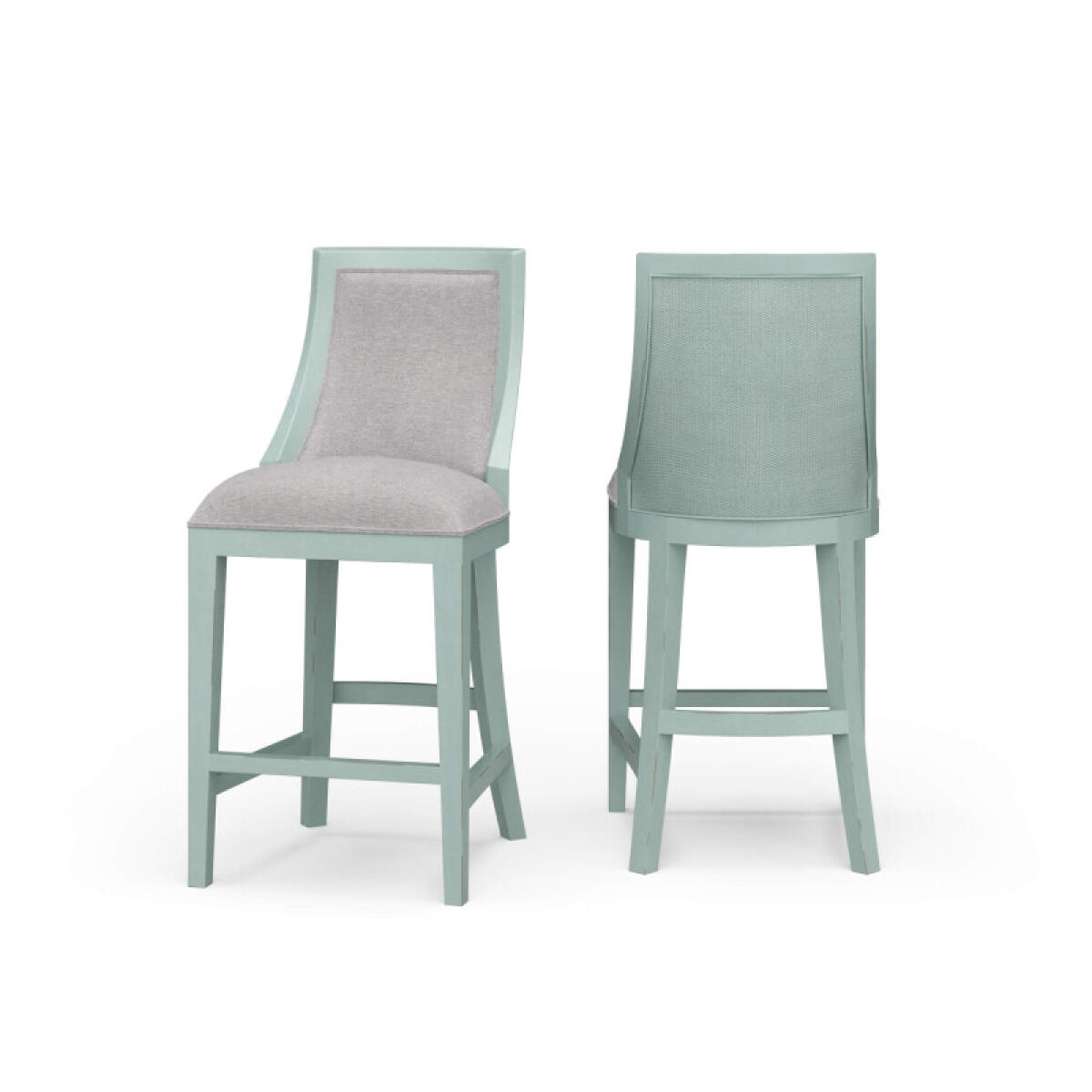 820beab48ebfc6d5ec60bea01dade486 Monarch Counter Stool W/ Rattan Back - Image 1