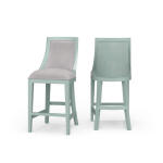 Monarch Counter Stool W/ Rattan Back