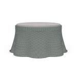 Newport Rattan Ottoman W/ Cushion