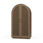 Vannes Wardrobe W/ Rattan Door