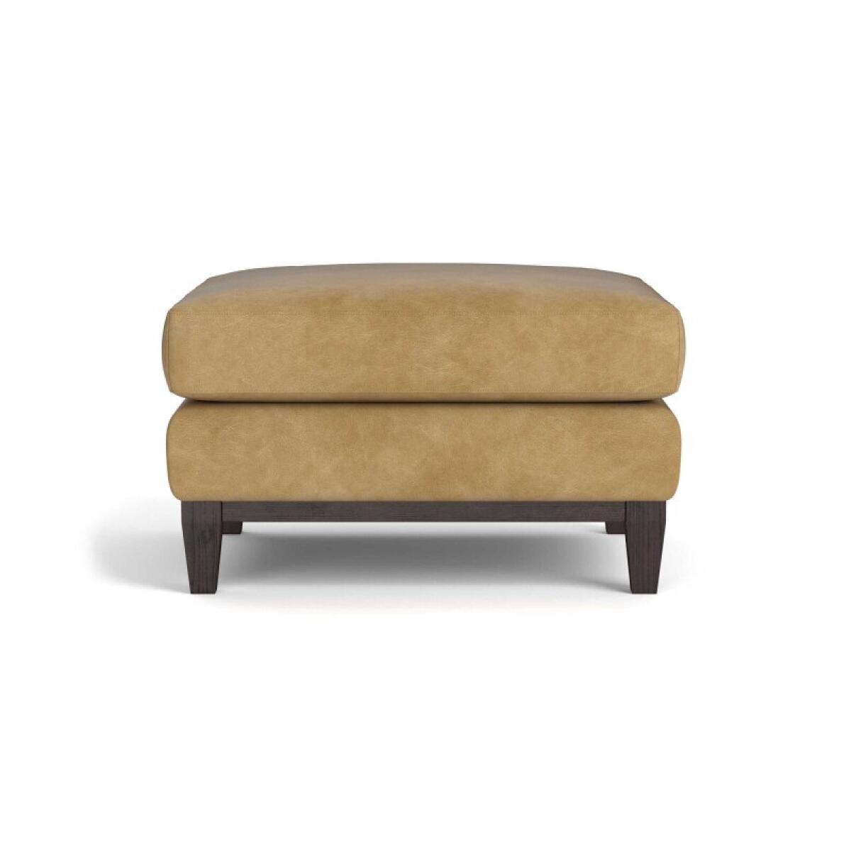 8262cc29040c0ab7610b515091ddd51a Sanford Leather Ottoman - Image 1