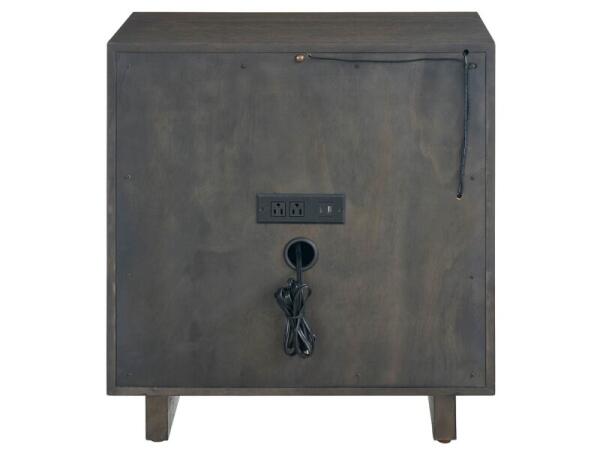 Modern Sable Open Storage Nightstand - Image 4