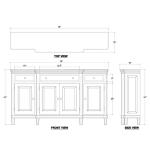 Hayward Buffet Dining Storage Antique French Oak 20