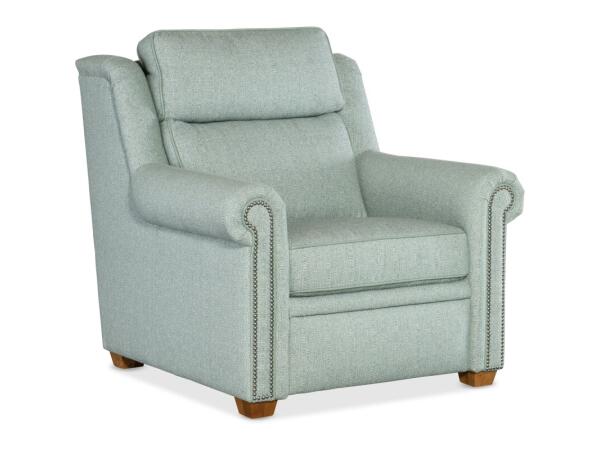 Reece Reclining Chair with Power Headrest – Two Piece Back 202-35-2 Chairs American Honey 2