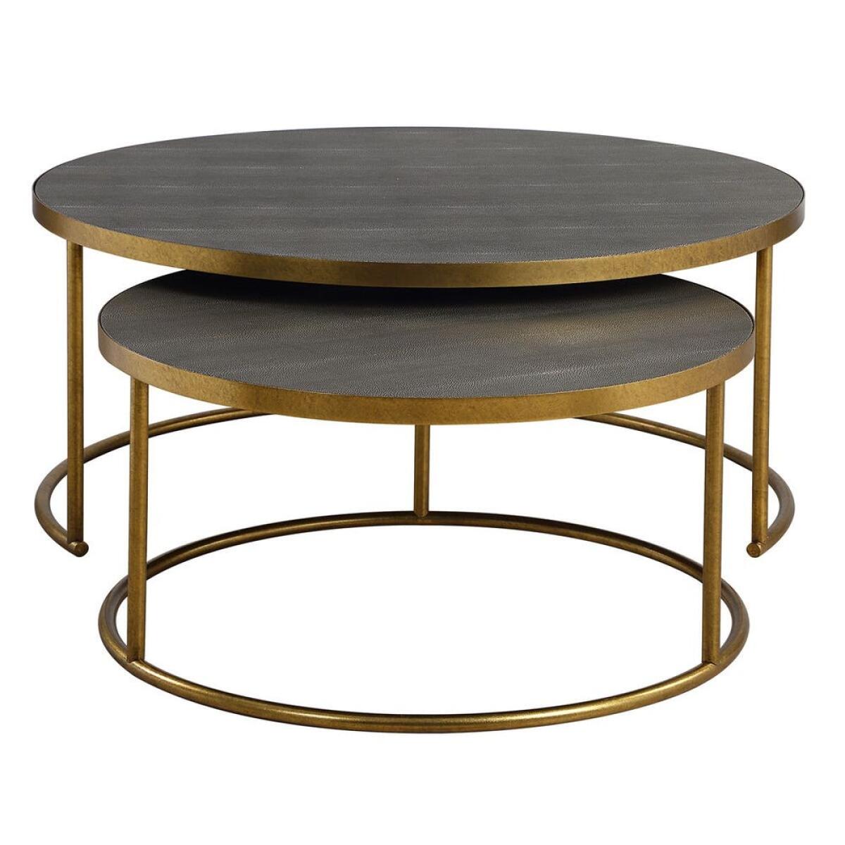 829b3c8c7ce2c39cc198771bf666c83f Aragon Nesting Coffee Tables, S/2, Gray - Image 1