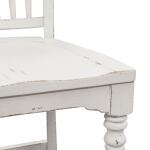 Magnolia Manor Spindle Back Counter Chair (RTA) Barstools Antique White & Weathered Bark 18