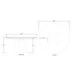Victoria Round Dining Table - Image 7