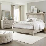 Ivy Hollow Queen Mantle Bed, Dresser & Mirror