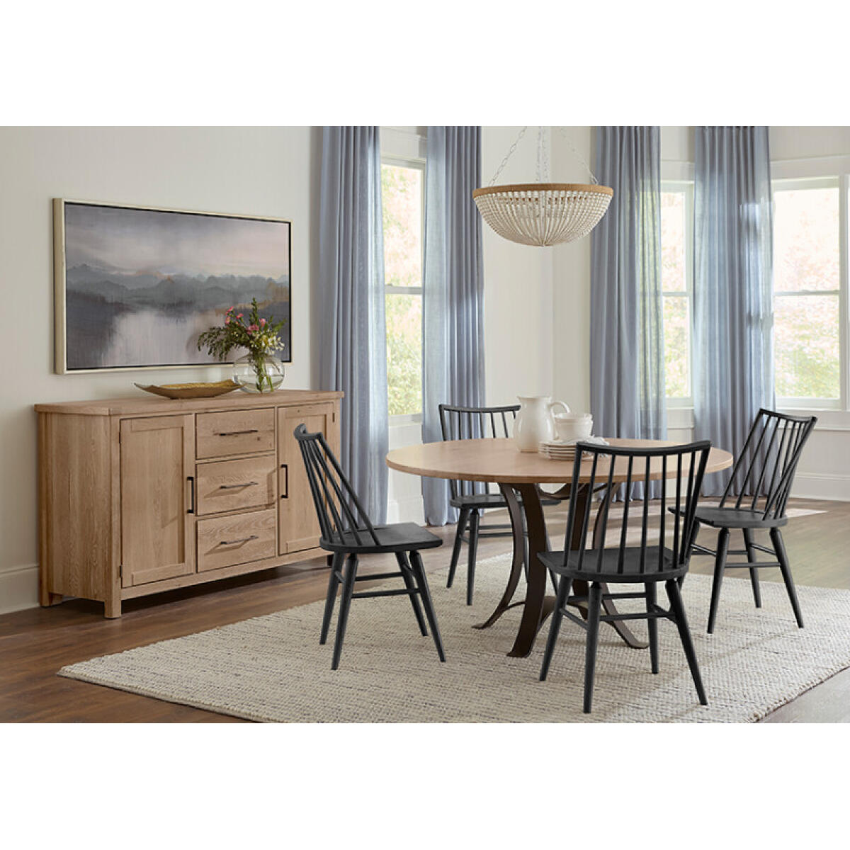 Dovetail Dining 48″ ROUND TABLE AND BASE Dining Tables Bleached White 2 Dovetail Dining 48″ ROUND TABLE AND BASE Dining Tables Bleached White 2