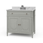Nantes Single Vanity W/ Sink & Marble Top