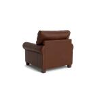 Carolina Leather Roll Arm Chair Chairs Bassett Furniture 15