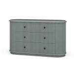 Kraton 3 Drawer Oval Dresser - Image 3