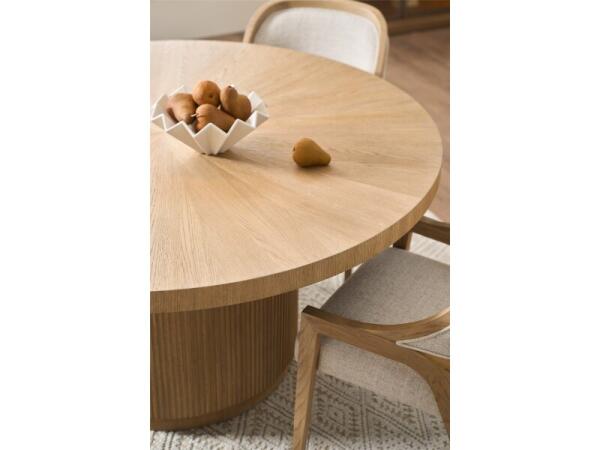 Avaline Carmen Round Table Dining Tables Brown 8