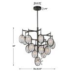 Maxin, 15 Lt Large Chandelier - Image 9