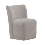 Accent Dining Chair w/ Casters – Truffle Chairs & Benches Brown 22