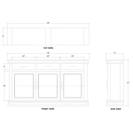 Williamson Sideboard W/ 3 Doors - Image 8