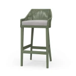 Savanah Rattan Barstool W/ Seat Cushion Barstools Barstools 25