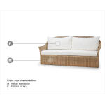 Nantucket Rattan Sofa Sofas Blue 20