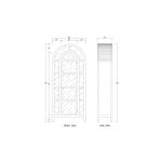 Vannes Display Cabinet W/ Glass Shelves - Image 8