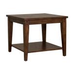 Lake House Square Lamp Table End tables Brown 11