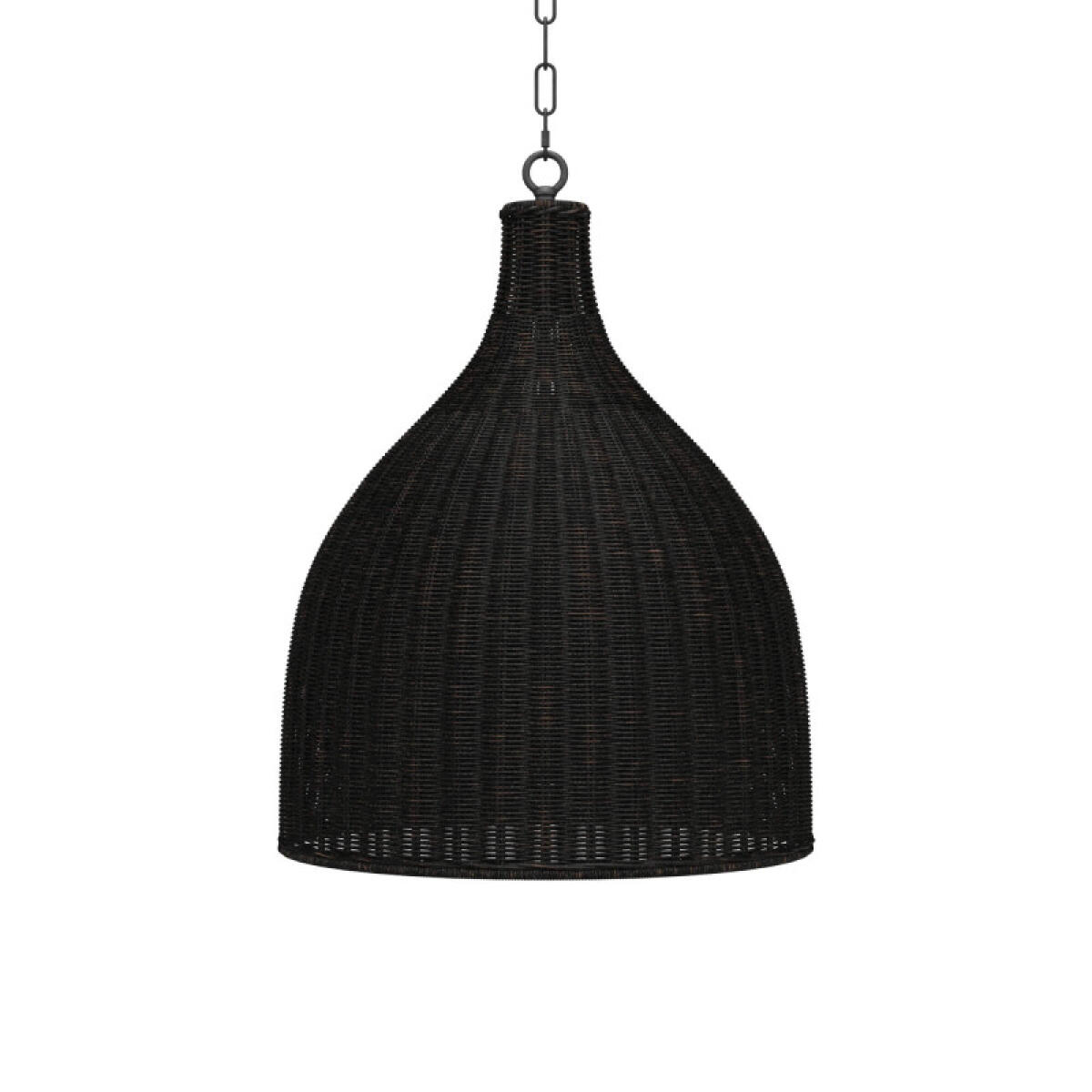 Hampton Rattan Pendant Medium Lighting Black 2 Hampton Rattan Pendant Medium Lighting Black 2