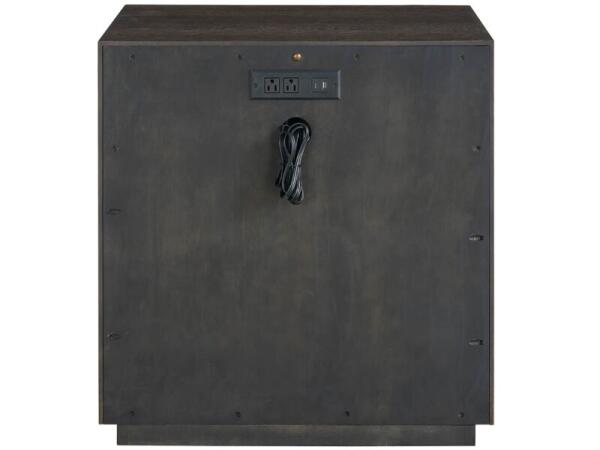 Modern Sable One Drawer Nightstand - Image 5