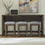 Cascade Falls 4 Piece Set Table Sets Brown 4