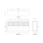 Dakota Storage Unit W/ Drawers & Rattan Baskets - Image 7