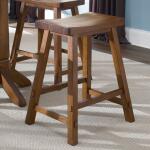Creations 30 Inch Sawhorse Stool – Tobacco (RTA) Barstools Barstools 14