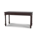 Console Desk W/ Barley Twist Leg - Image 4