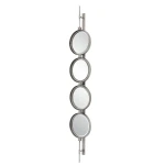 Button Mirror, Silver - Image 5