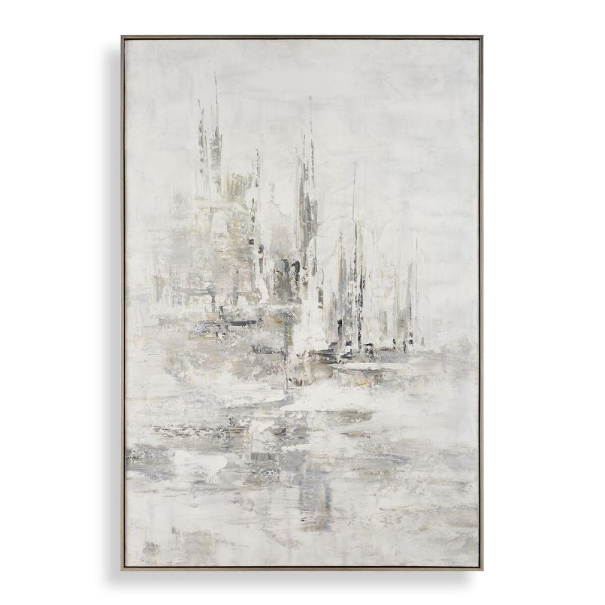 859aac84908dd862a82108374af7744a Hours In Silence Hand Painted Canvas - Image 1
