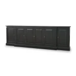 French Hens Media Console Entertainment Stands Batavia Black 11