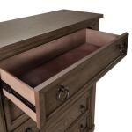 Americana Farmhouse 5 Drawer Chest Chests Brown 23