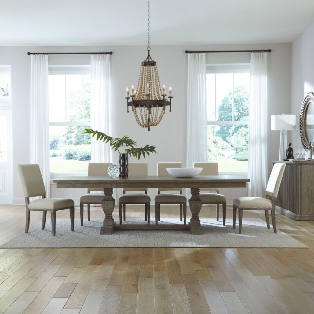 85d2473b2652902e973f6bfe97a2f27c Westfield Opt 7 Piece Trestle Table Set - Image 1