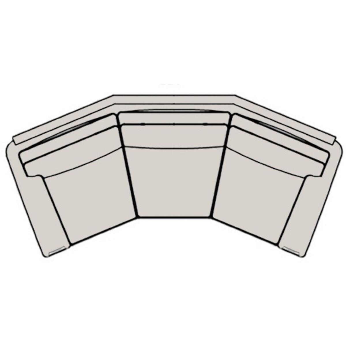 85ea63a74d0c750a9014492995d8df05 Raymond Stationary Angled Sofa 8-Way Hand Tie - Two Pc Backs 201-99-2 - Image 1