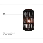 Oceana Rattan Pendant Large