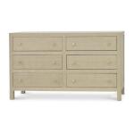 Kagu 6 Drawer Dresser W/ Raffia Dressers Blue 13