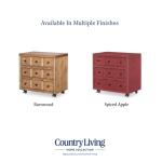 Nightstand 3 Drw W/ Casters Nightstands Barnwood Oak 15