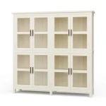 Madrone 8 Door Display Cabinet